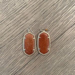 Kendra Scott Danielle Earrings Sparkly Brown
